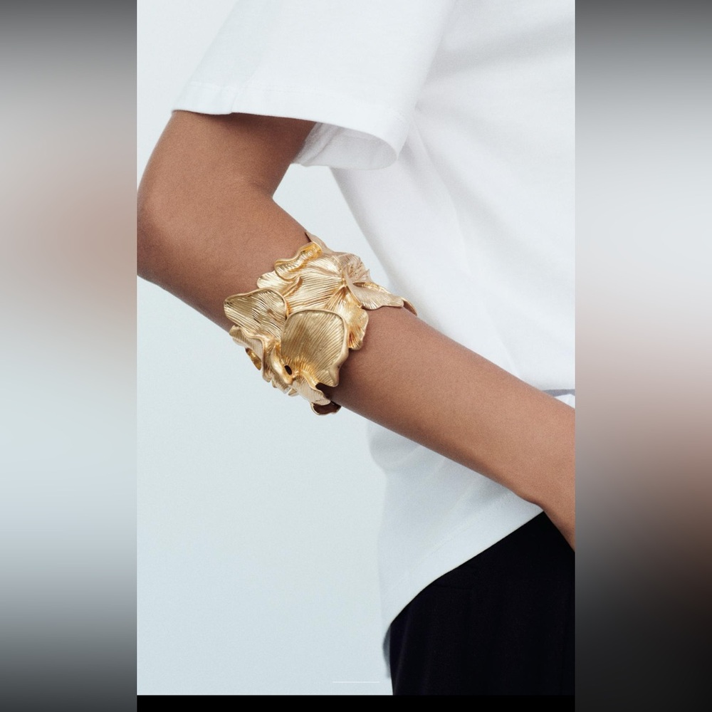 Zara floral maxi armband bracelet